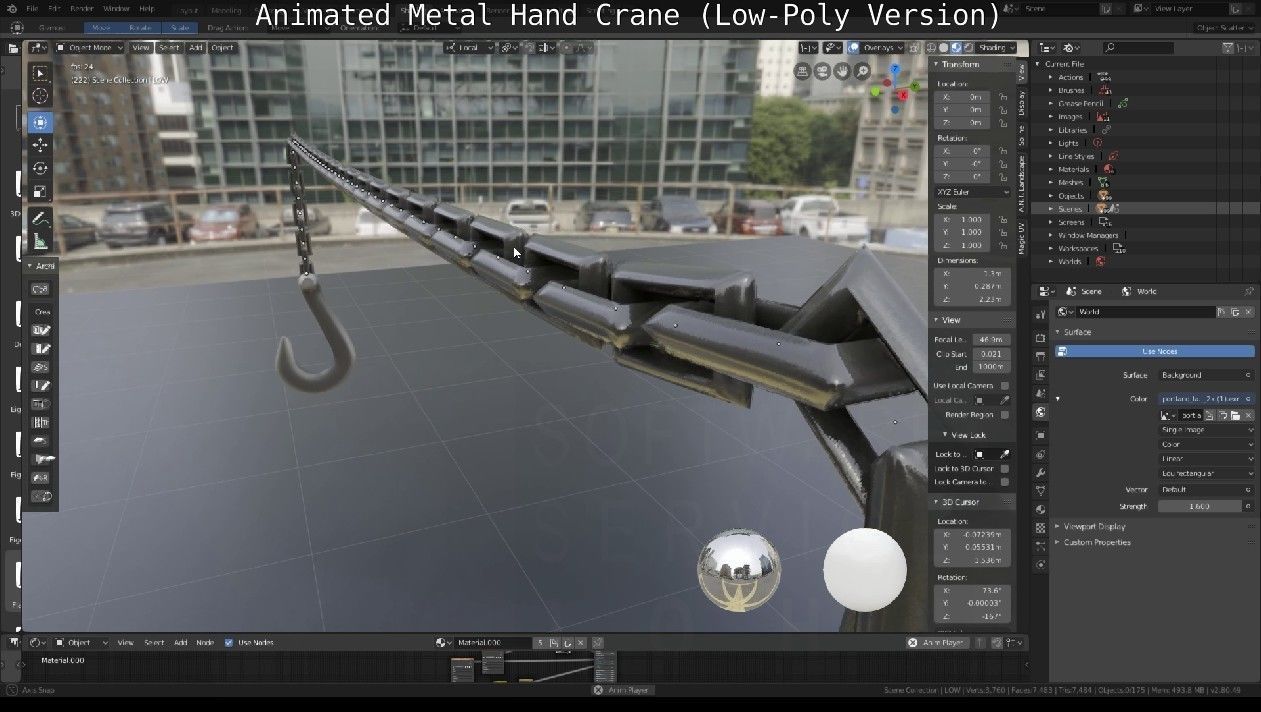 Metal Hand Crane collection _29