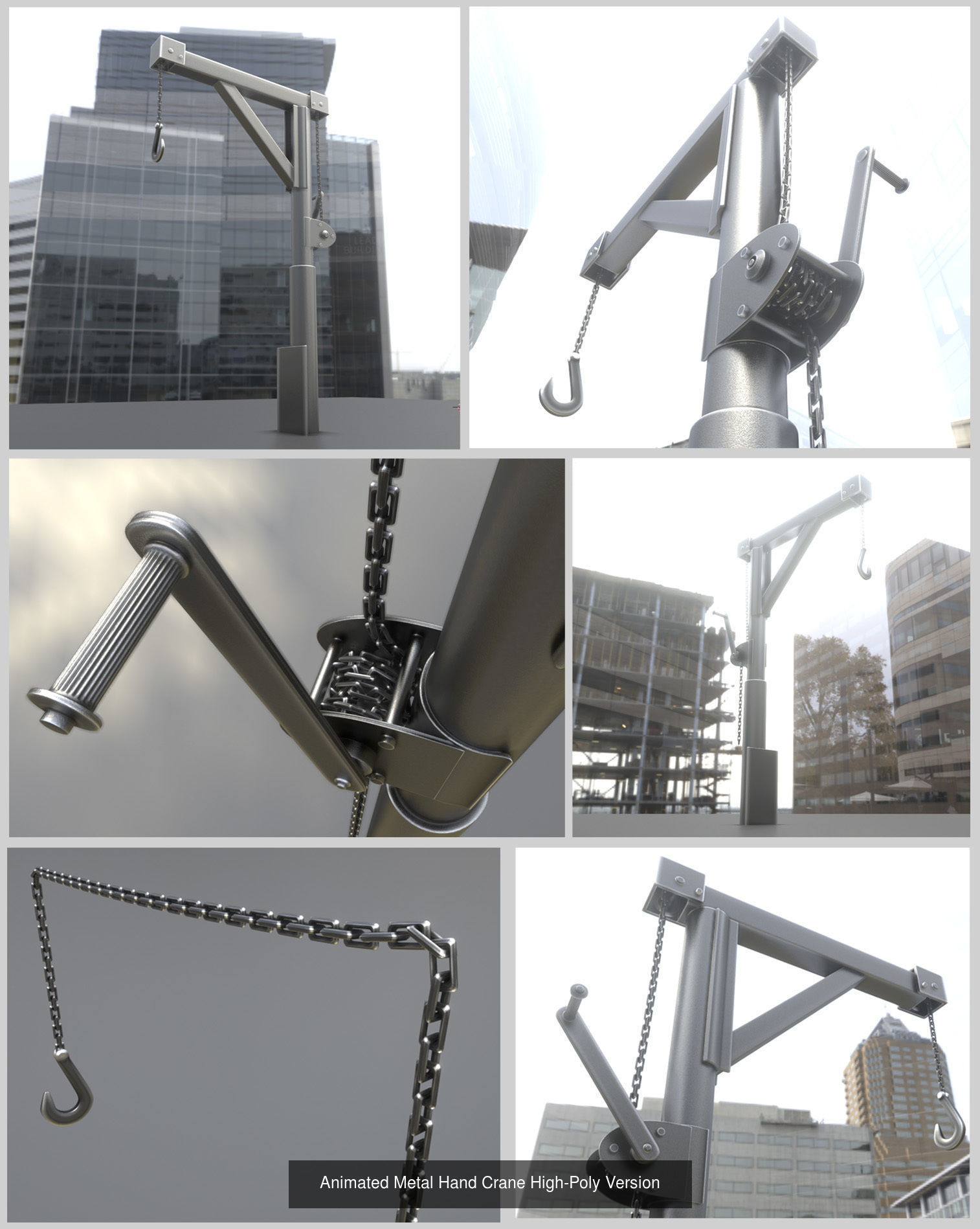 Metal Hand Crane collection _6