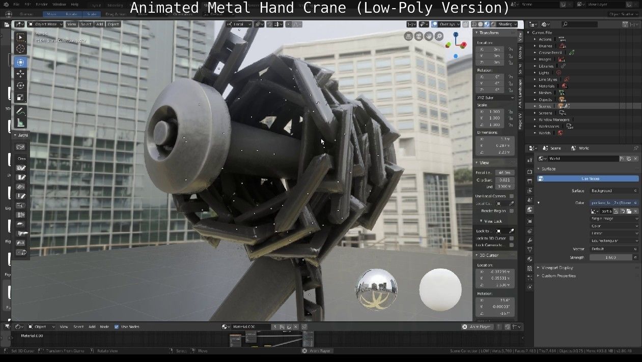 Metal Hand Crane collection _31