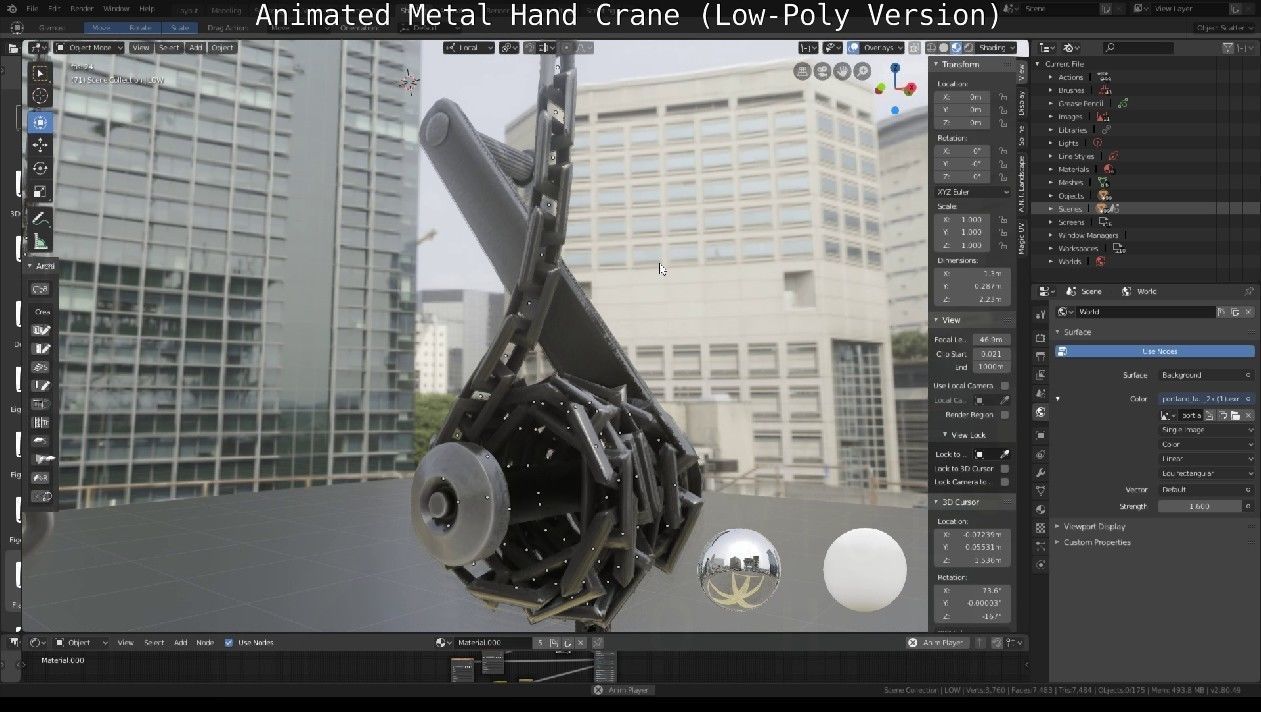 Metal Hand Crane collection _30