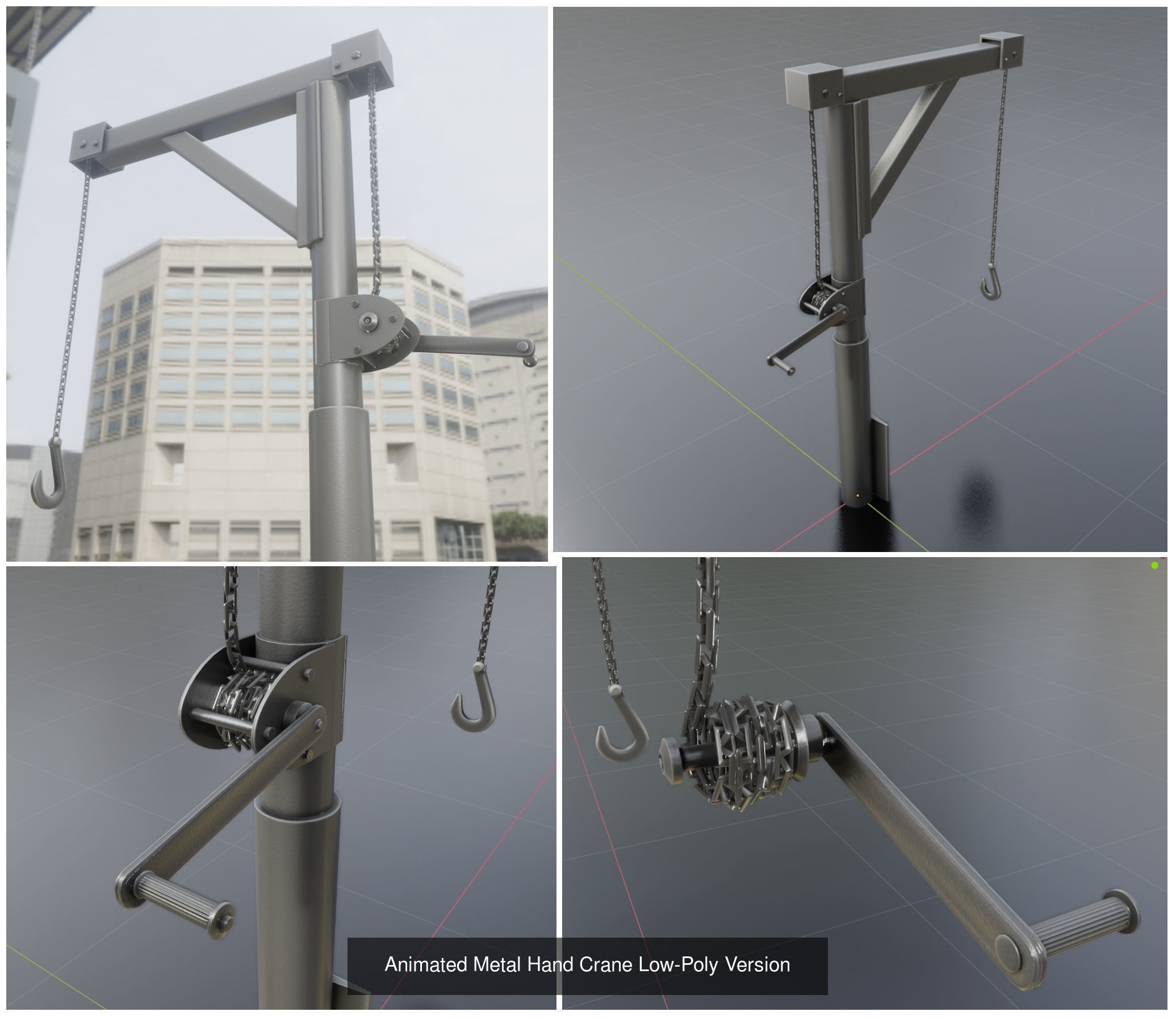 Metal Hand Crane collection _4