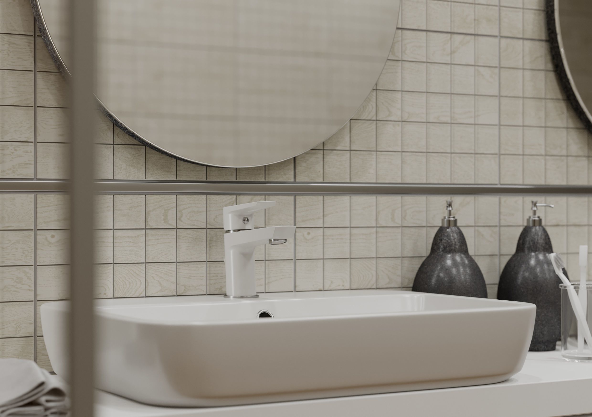 Minos Bathroom Scene for Cinema 4D and Corona Renderer 3D model_2