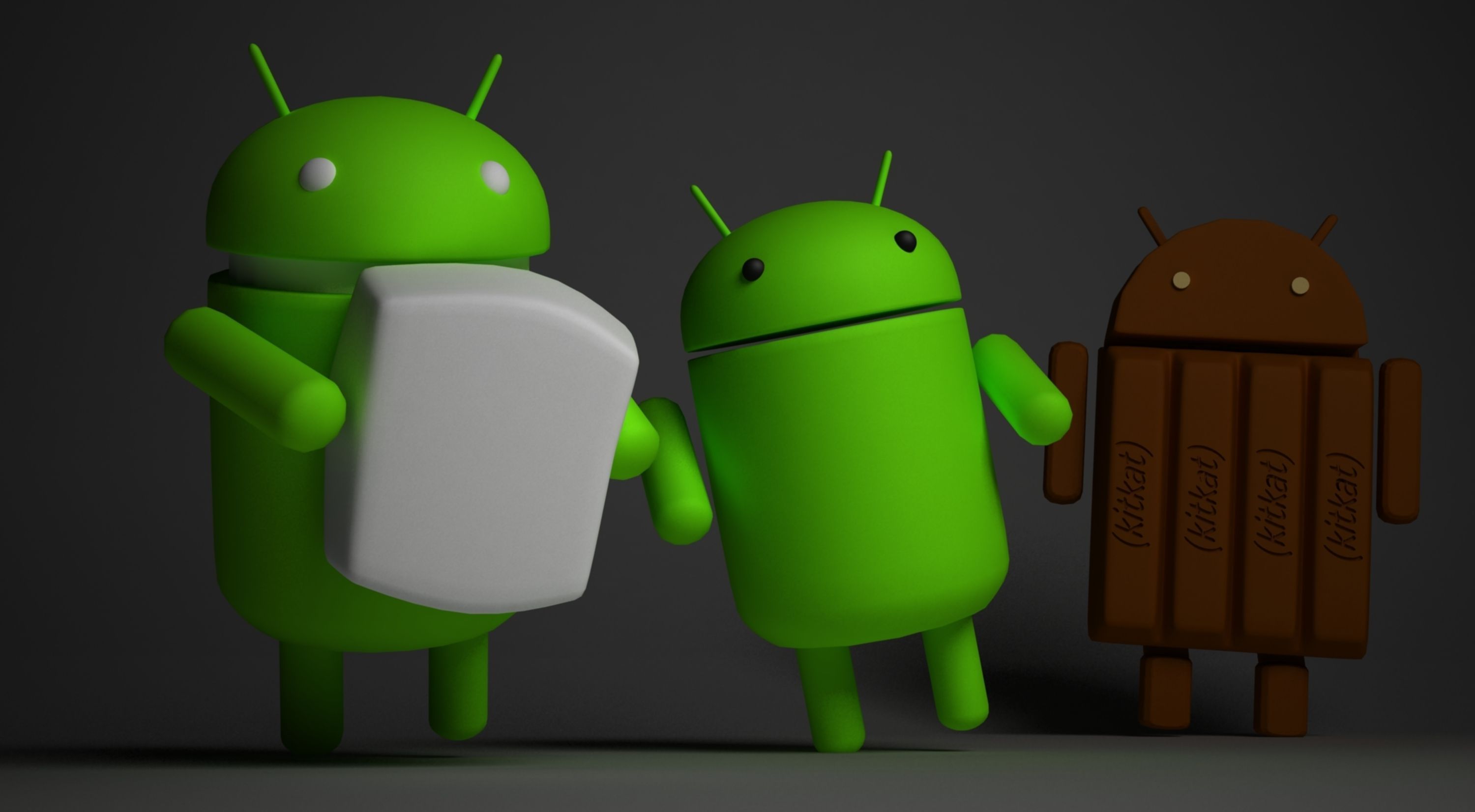 android holding piece of paper Low-poly 3D model_2
