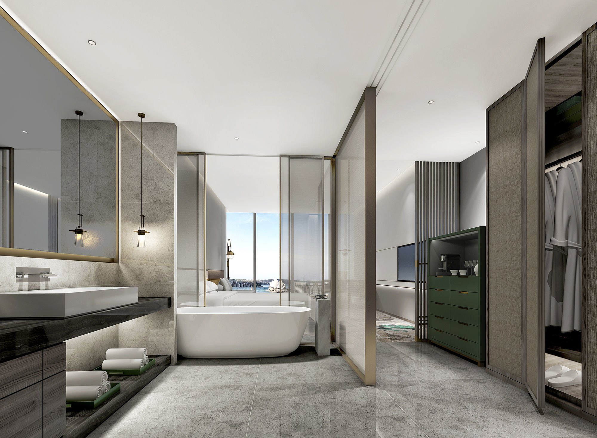 Hotel full 3d model 3D model_11