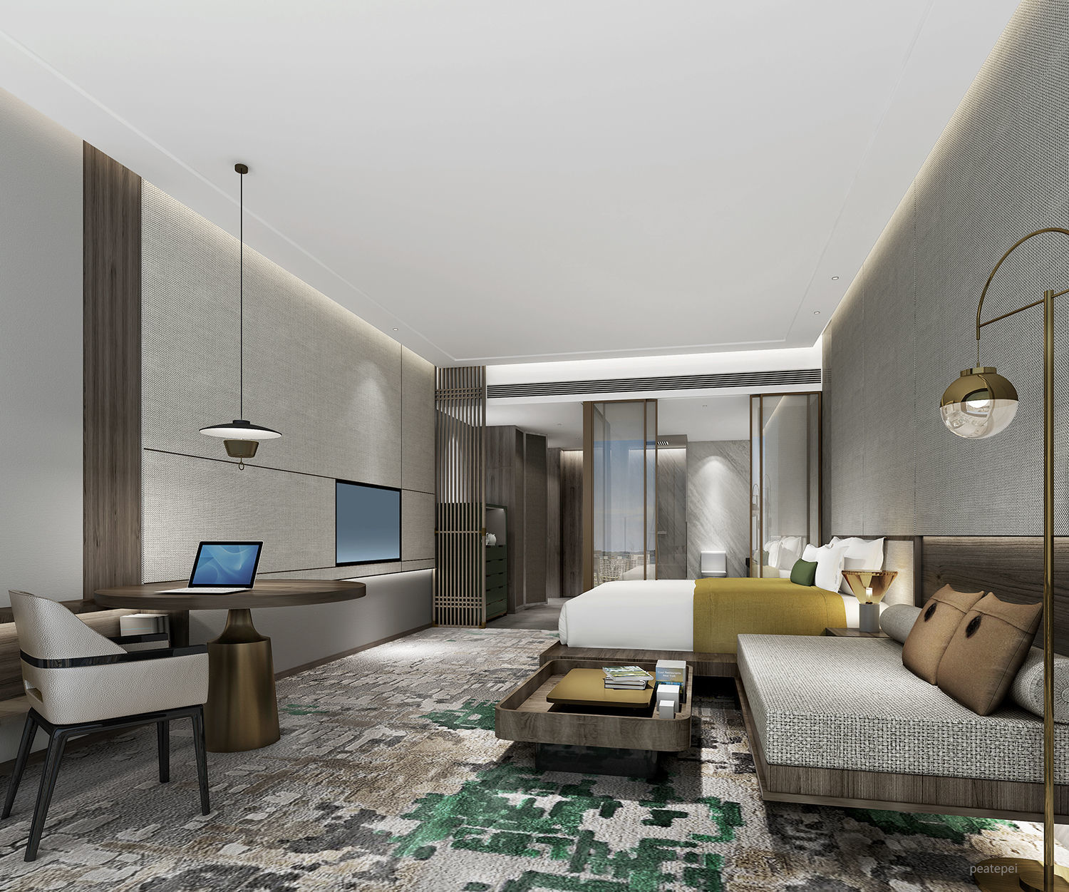 Hotel full 3d model 3D model_9