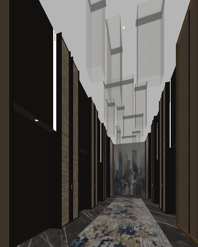 Hotel full 3d model 3D model_4