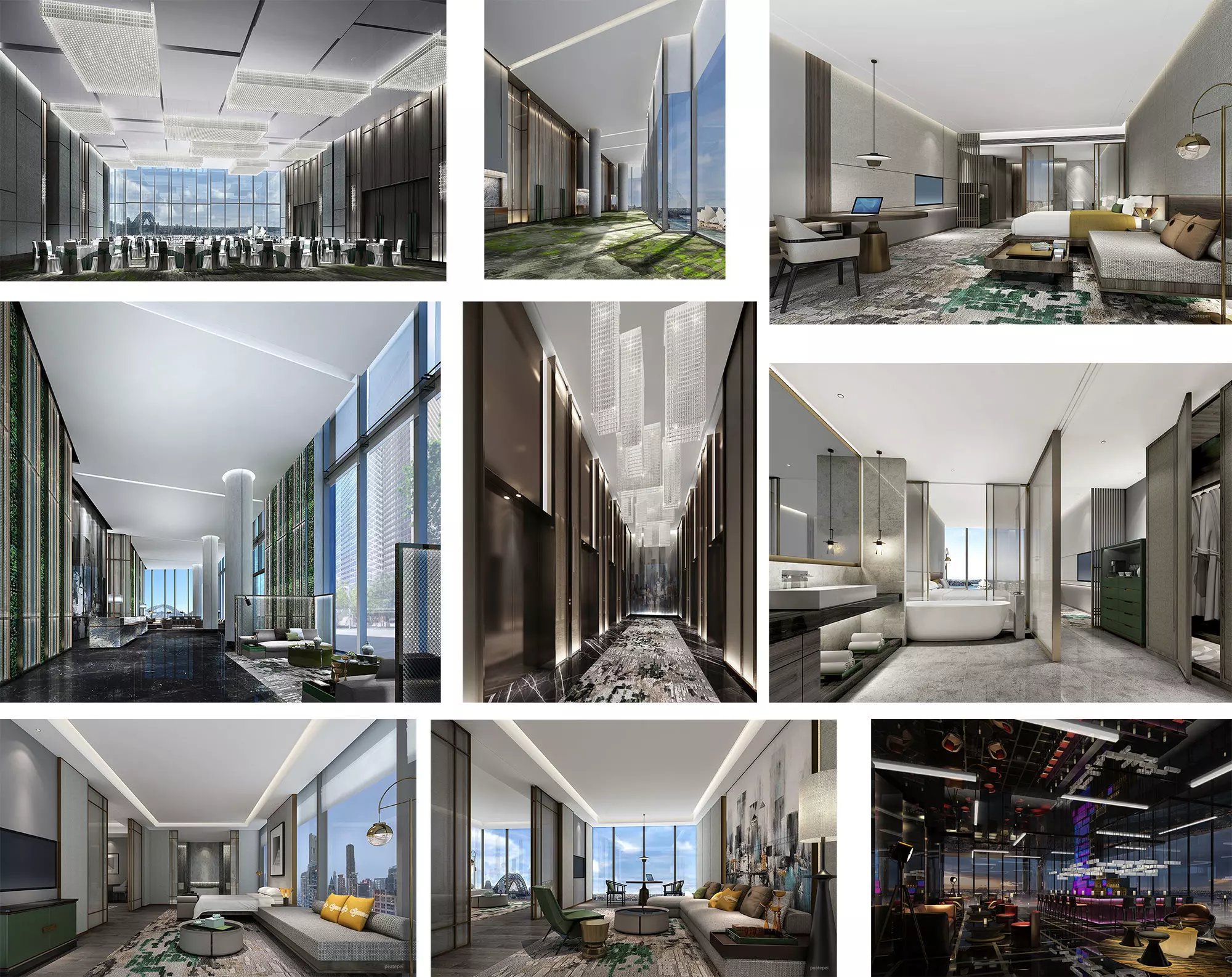 Hotel full 3d model 3D model_0