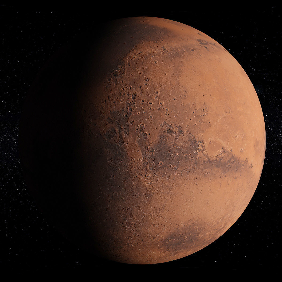 Mars Scene 3D model_10