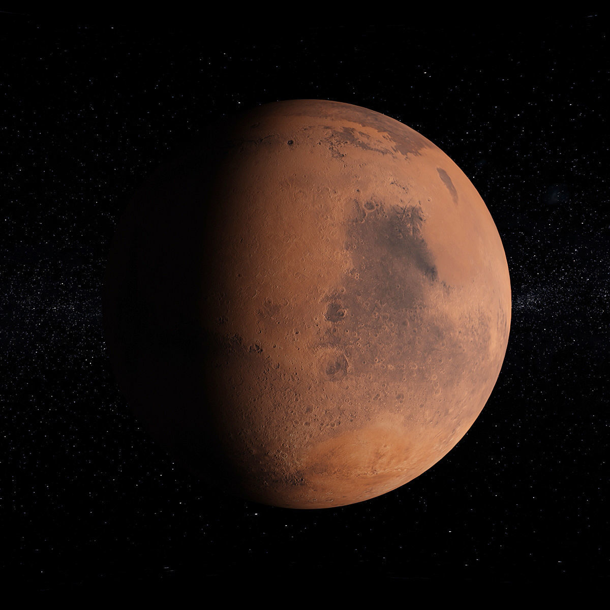 Mars Scene 3D model_6