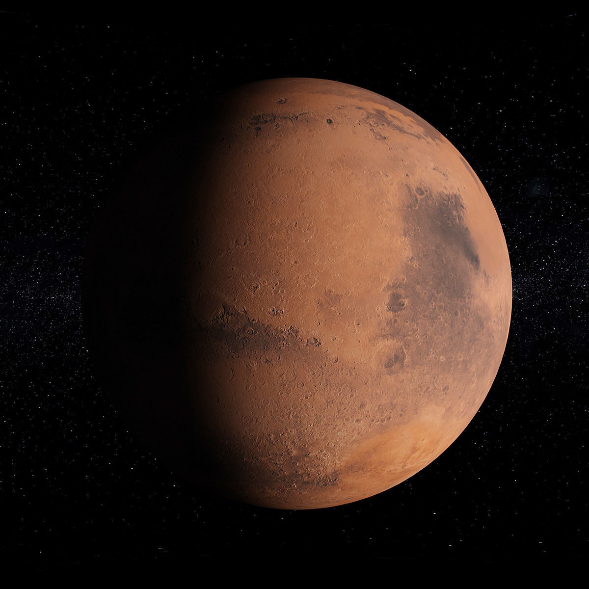 Mars Scene 3D model_7