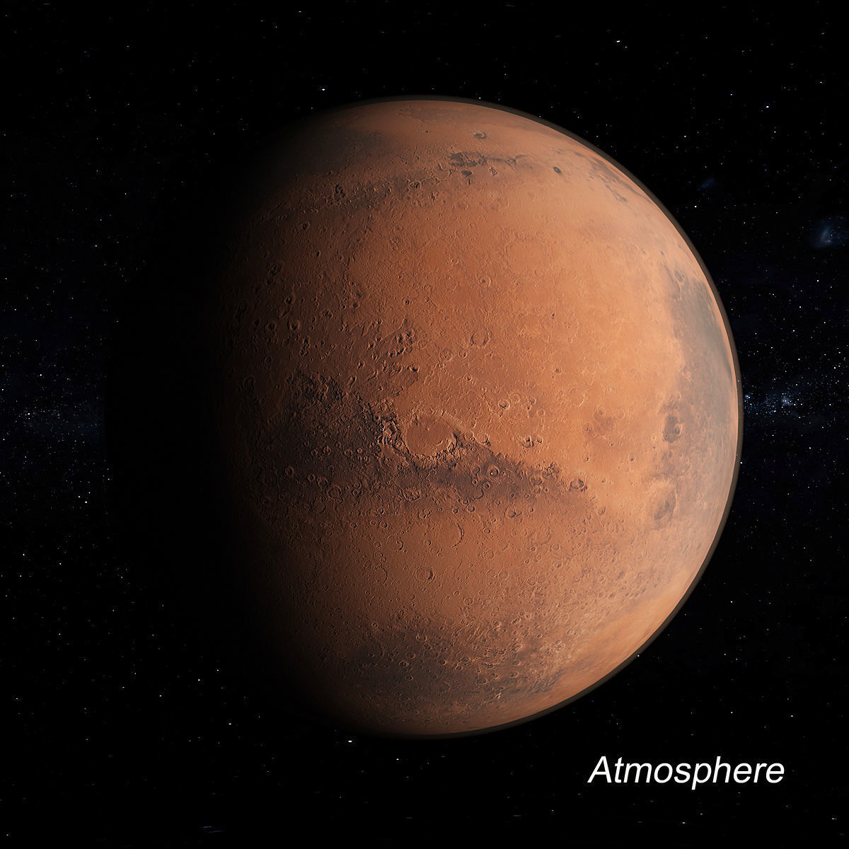 Mars Scene 3D model_1