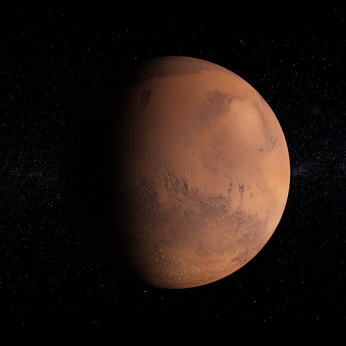 Mars Scene 3D model_2