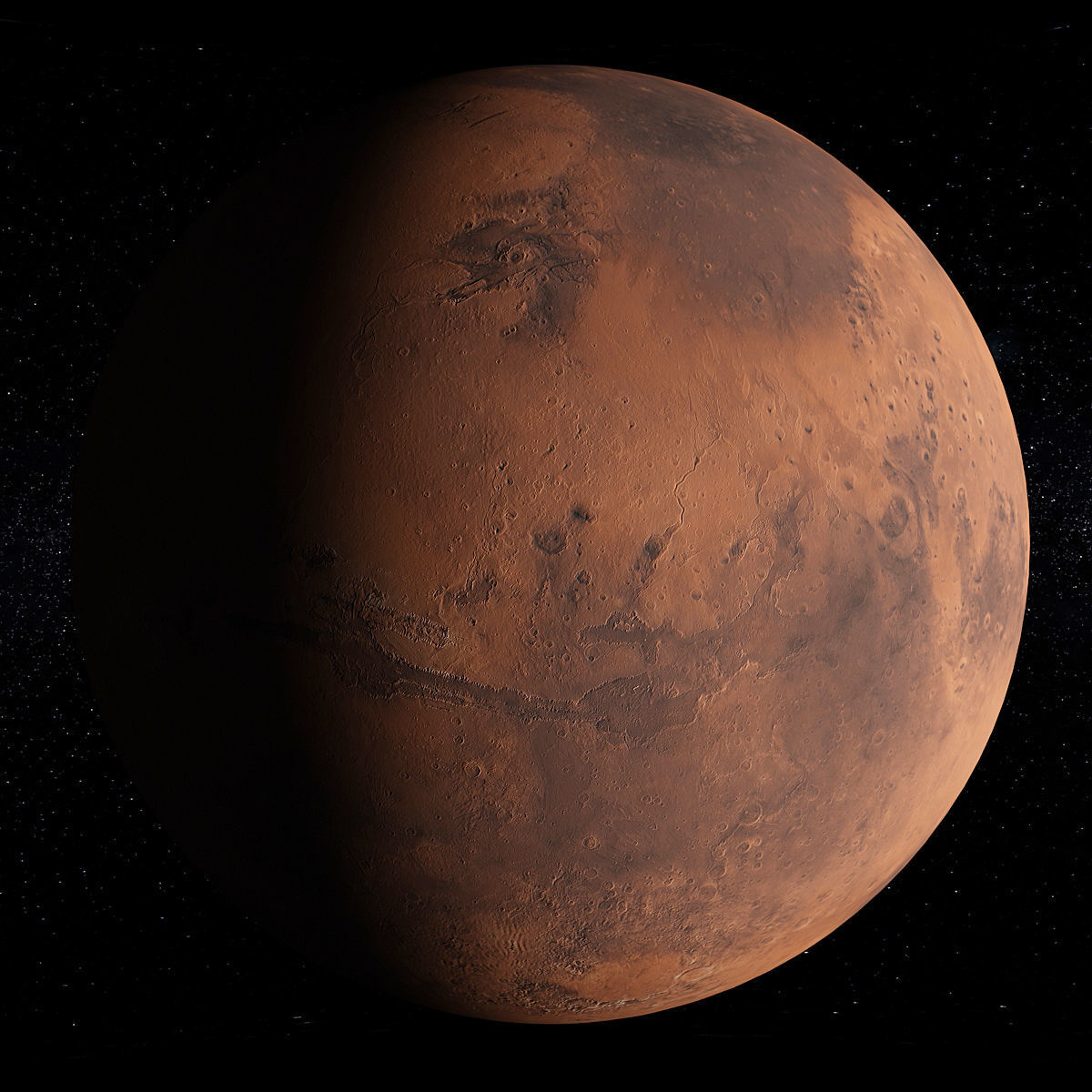 Mars Scene 3D model_13