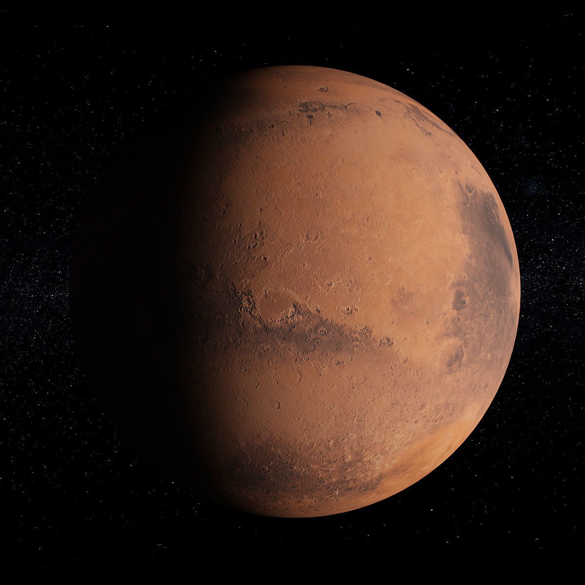 Mars Scene 3D model_8