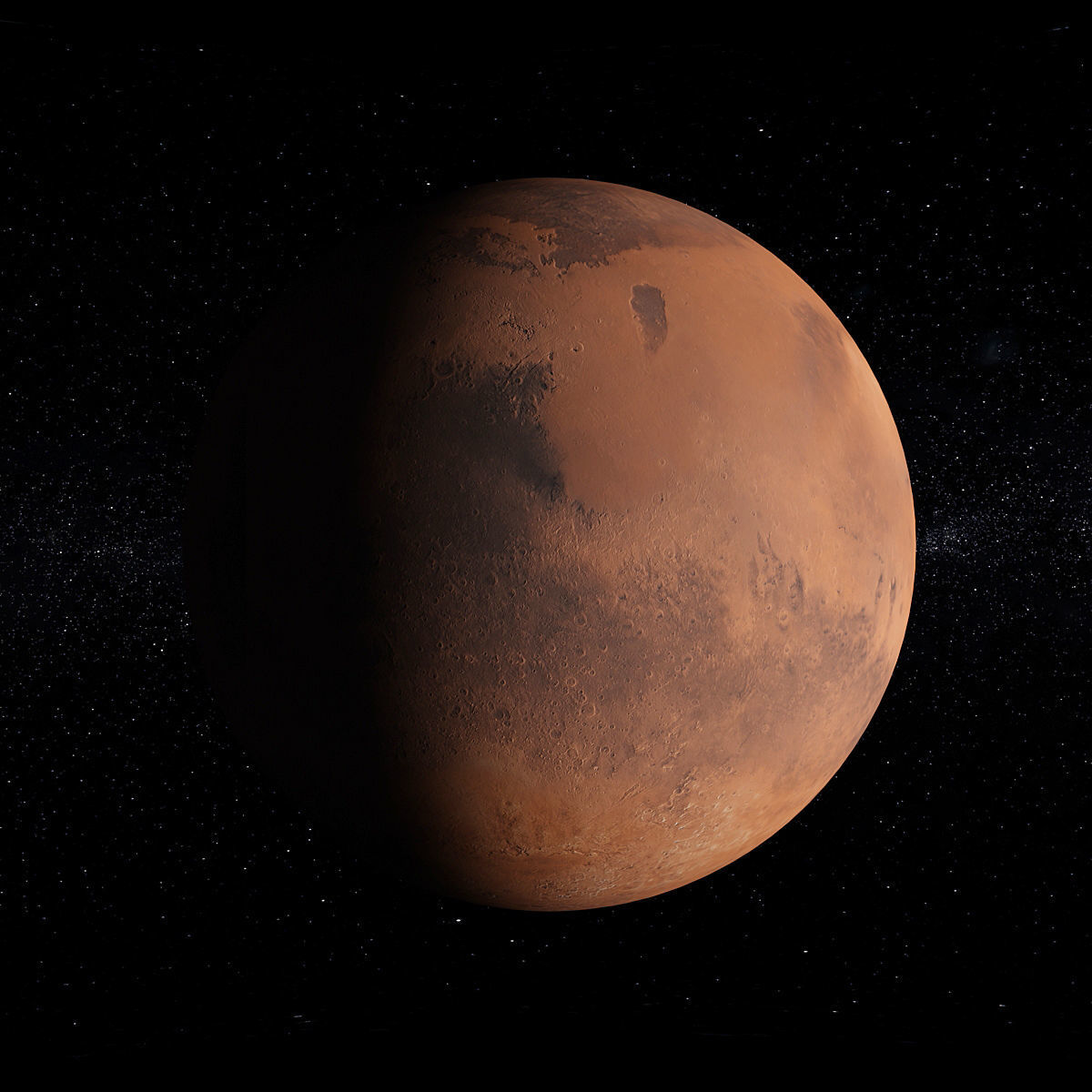 Mars Scene 3D model_4