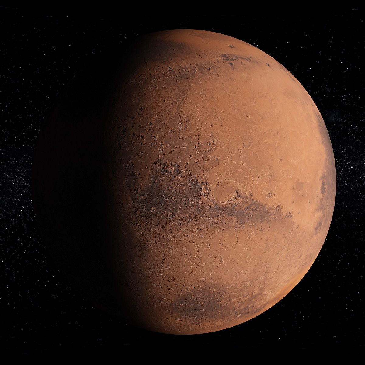 Mars Scene 3D model_9