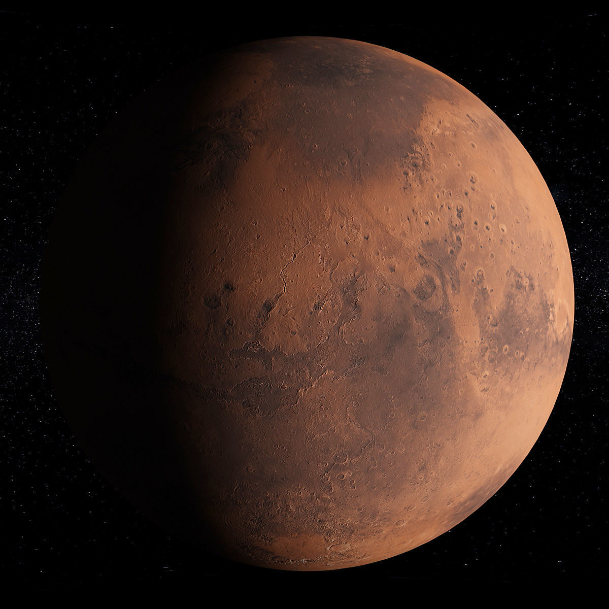 Mars Scene 3D model_12