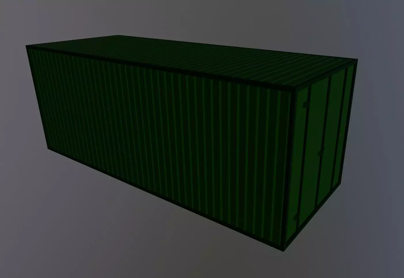 Container shipping 3D model_0