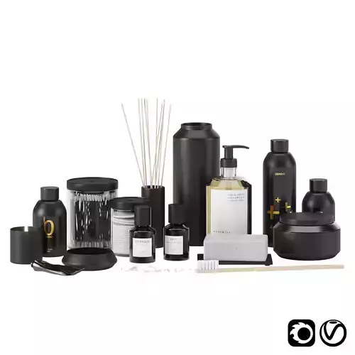 Bathroom set 03 3D model