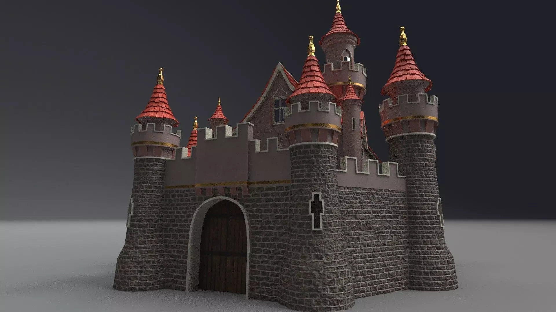 Castle 3D model_0