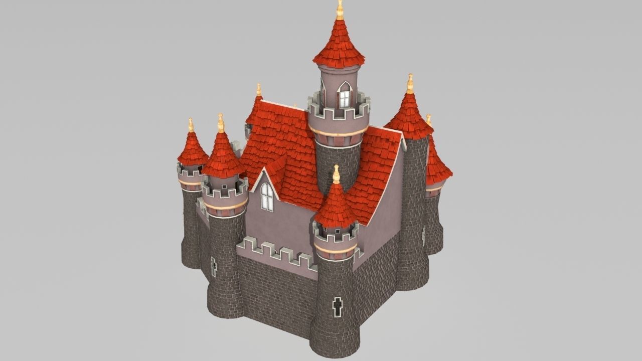 Castle 3D model_11