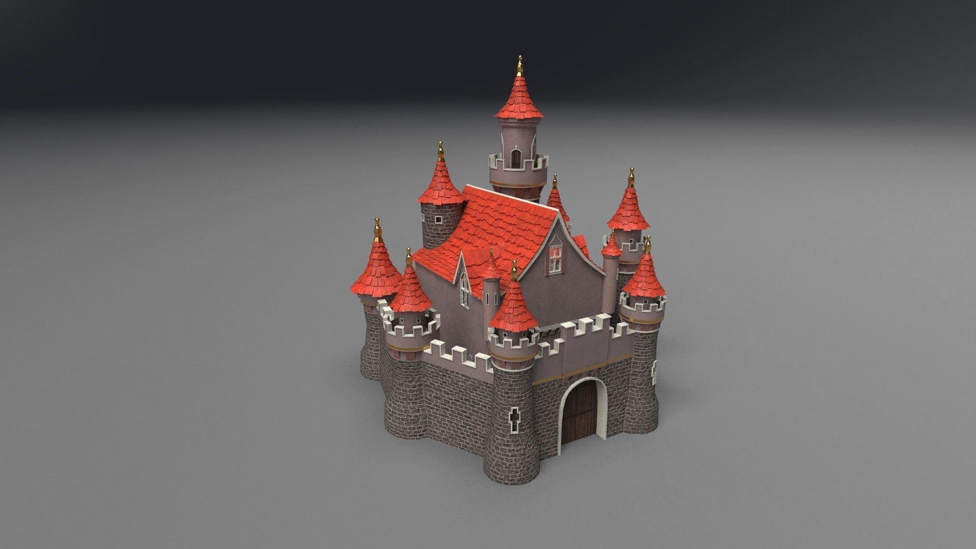 Castle 3D model_5