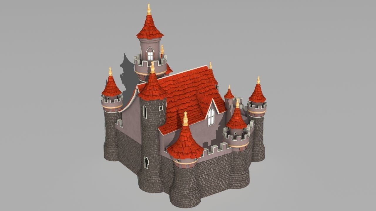 Castle 3D model_12