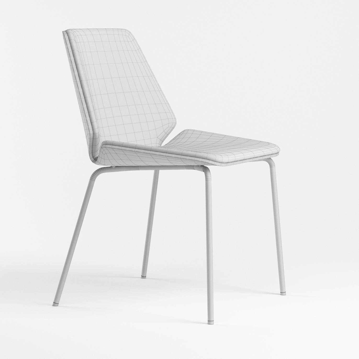 Pala Chair - Full Set 3D model_40