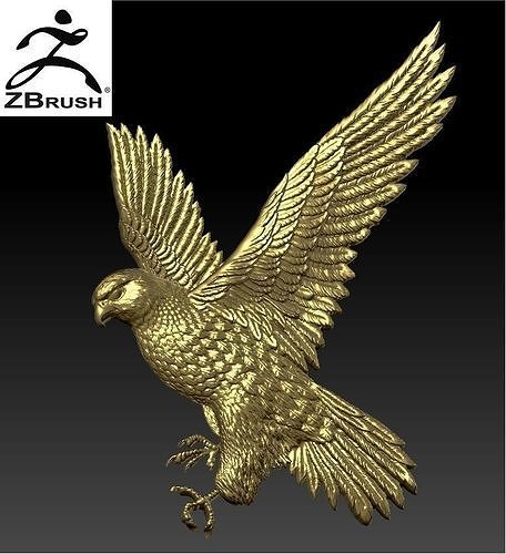 hawk pendant 3D print model