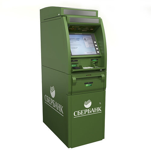 ATM Sbernank Electonock Terminal 3D model