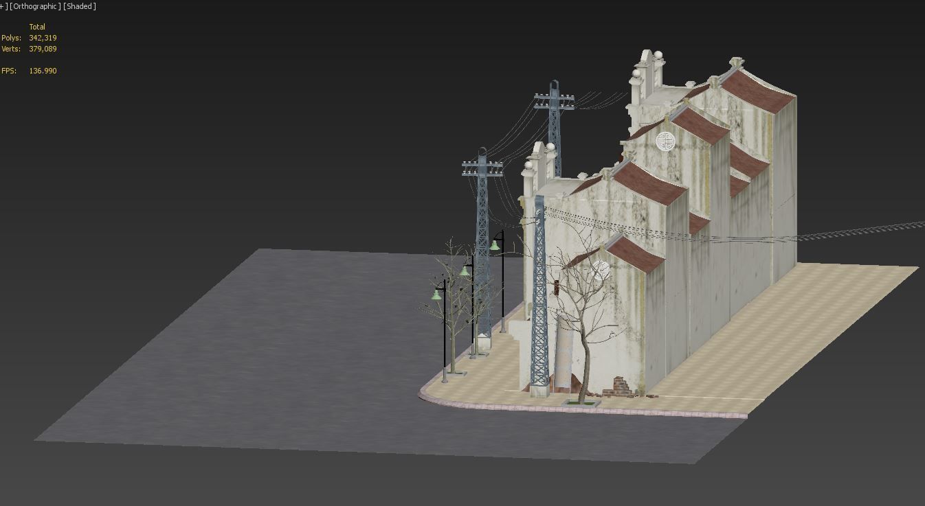 Old Town 3D model_5
