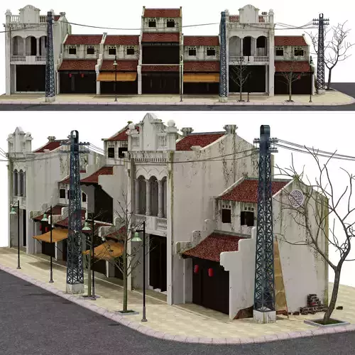 Old Town 3D model