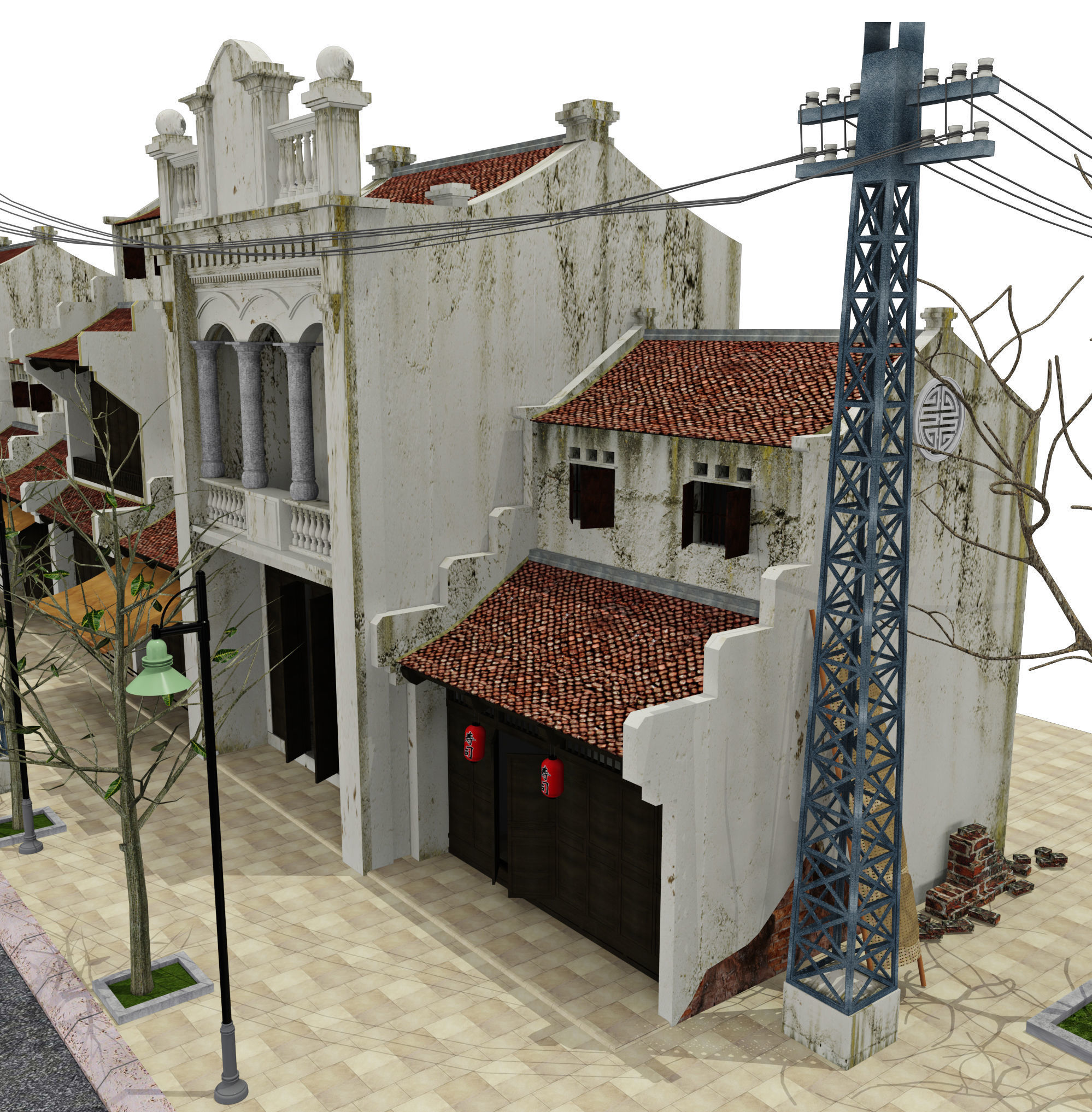 Old Town 3D model_2