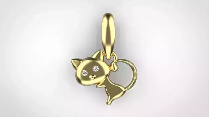 The kitten pendant