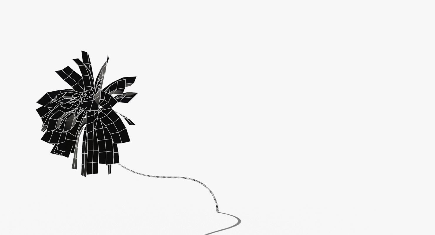 Coconut Palm Tree 10218 Low-poly 3D model_12