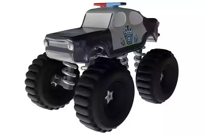 Police  Cartoon  Car