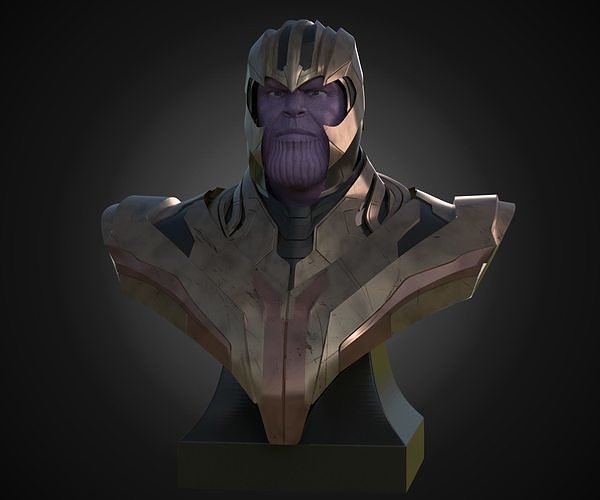 Bust of Thanos 3D print model