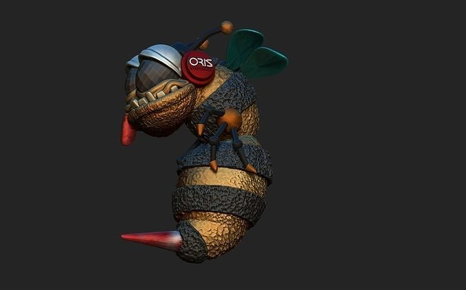 insect bee music sting wasp 3D print model