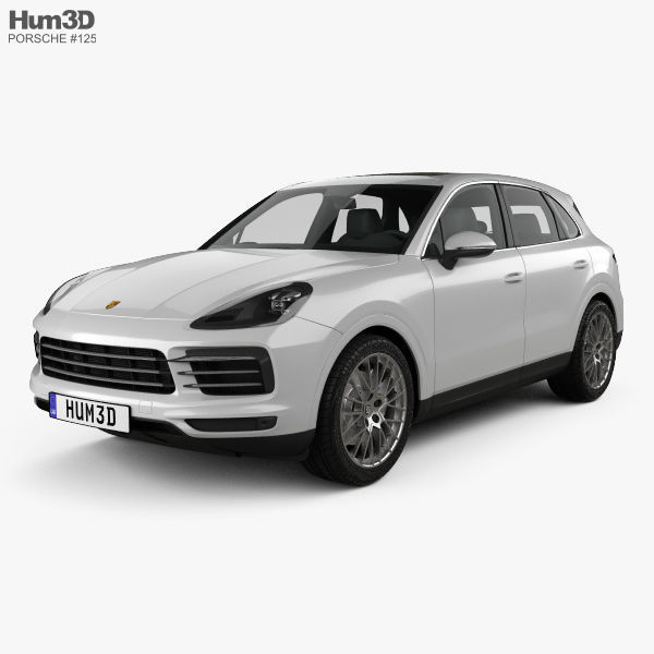 Porsche Cayenne S 2017 3D model