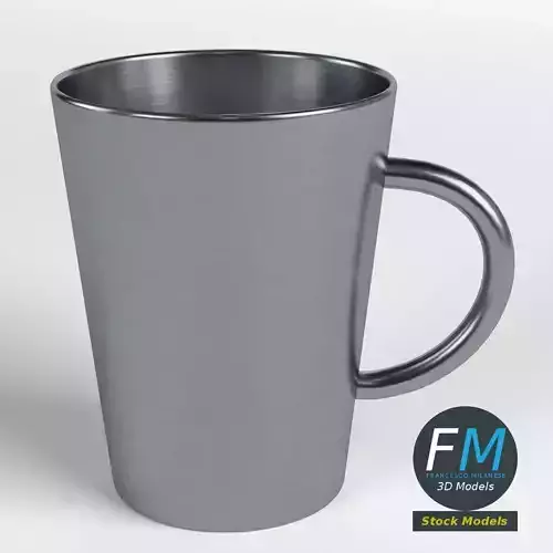 Stainless steel tumbler with handle