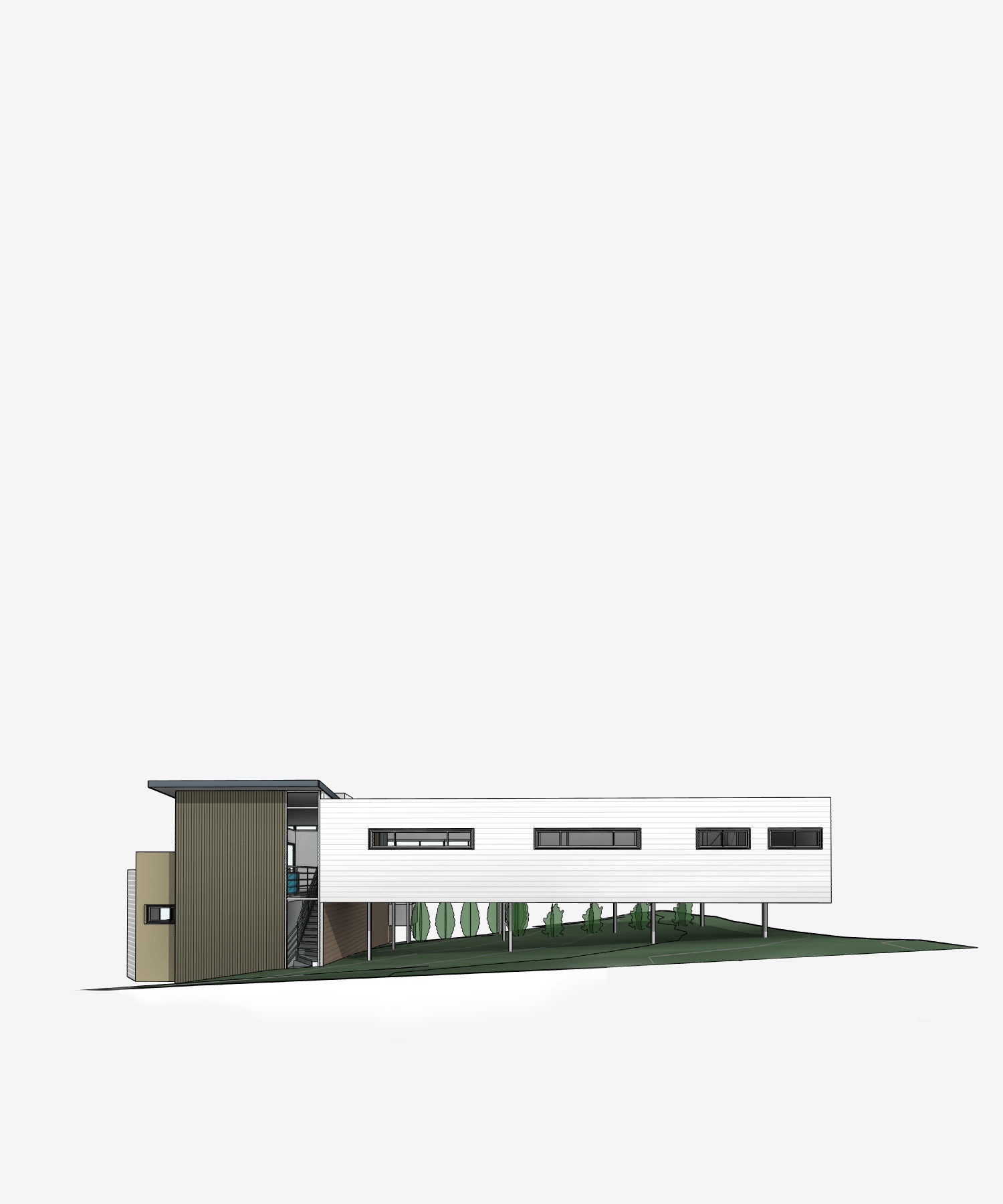 Haning Residential Villa Revit Model 3D model_9