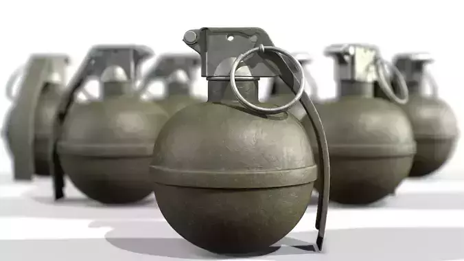 American Frag hand grenade M67