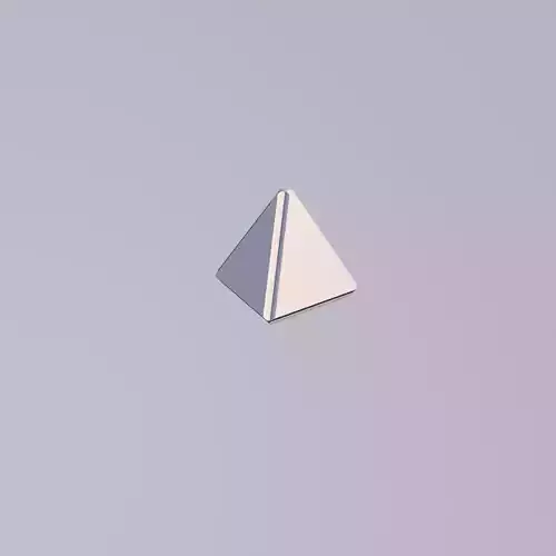 Sci Fi Object no 2 - Pyramid Sphere Torus 2019 Low Poly