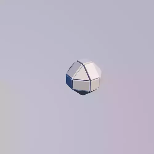 Sci Fi Object No7 - Pyramid Sphere Torus 2019 Low Poly