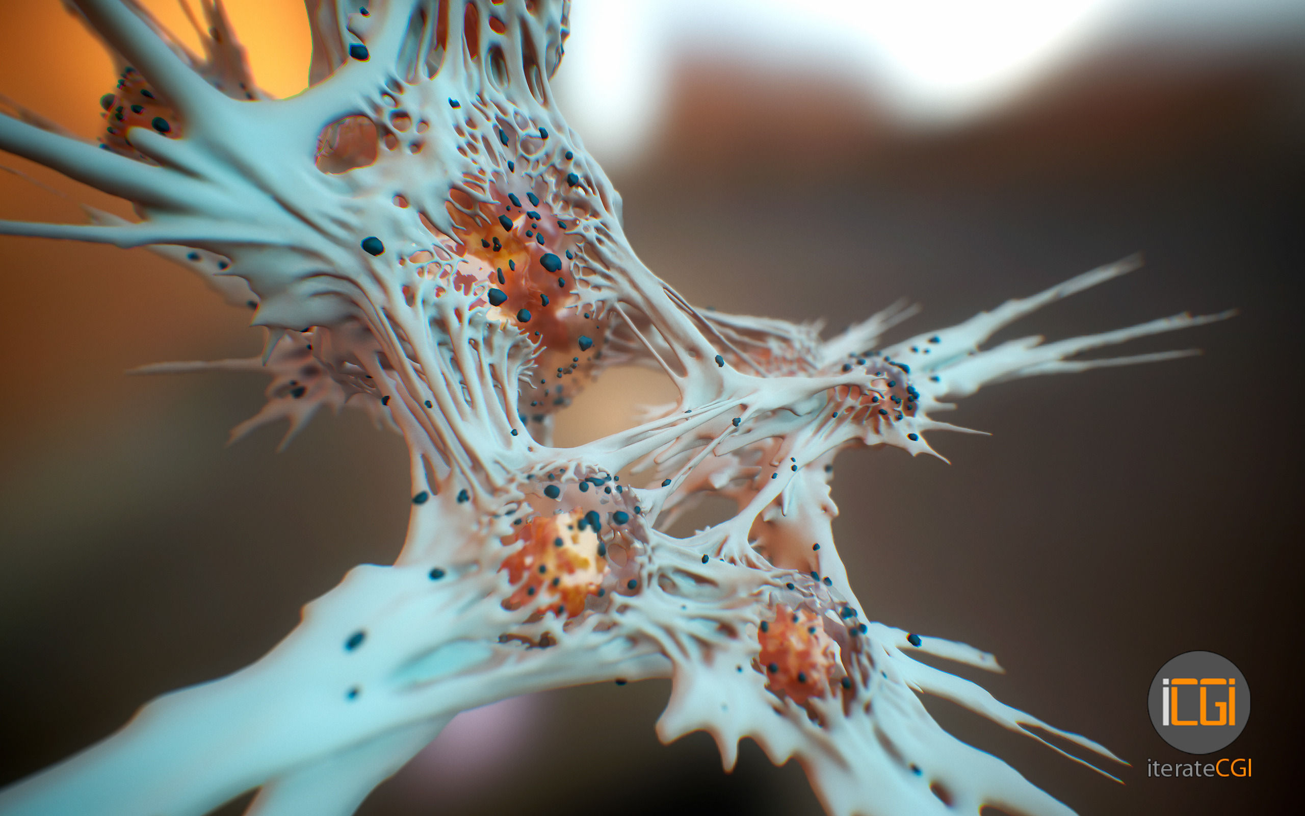 Cancer Cells 3D model Low-poly 3D model_21