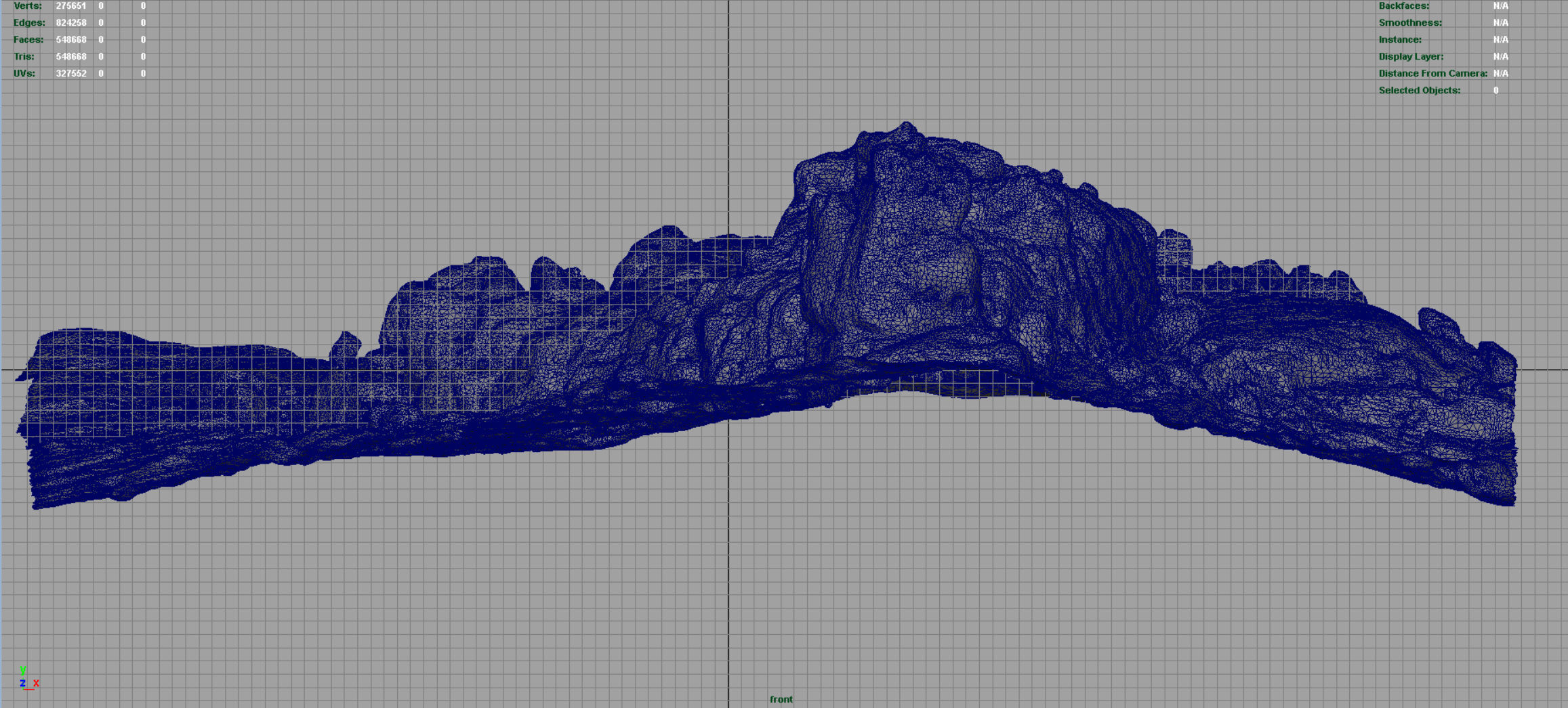  MOUNTAIN ROCKS 8 Low-poly 3D model_6