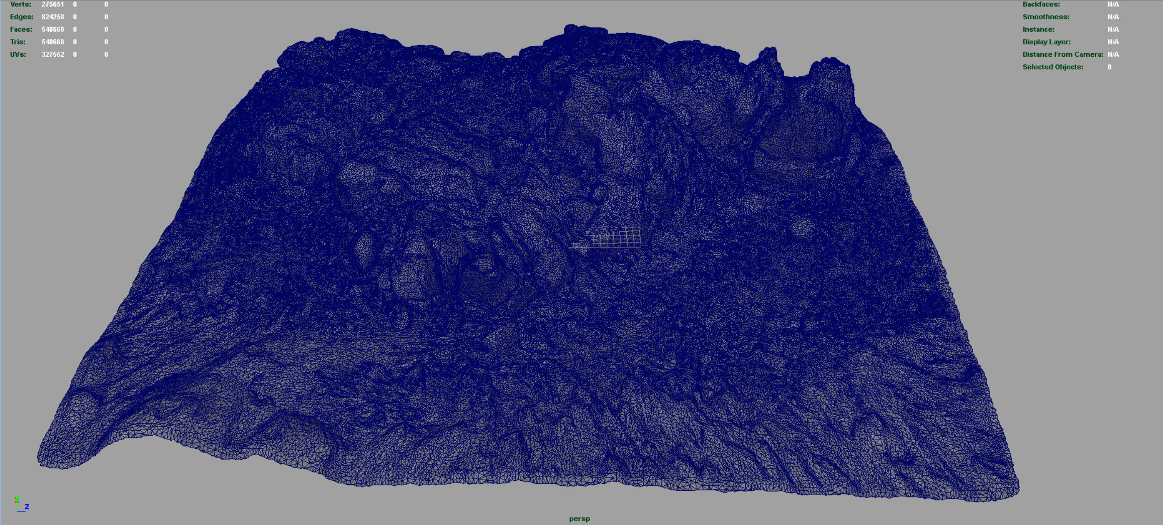  MOUNTAIN ROCKS 8 Low-poly 3D model_9