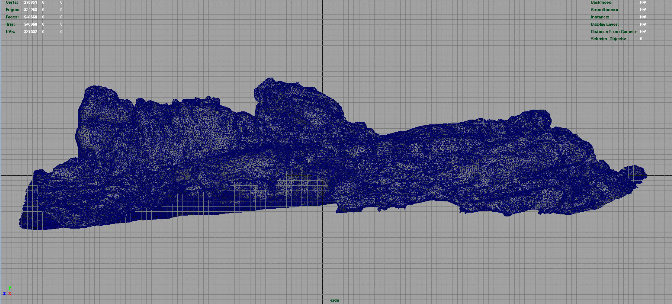  MOUNTAIN ROCKS 8 Low-poly 3D model_8