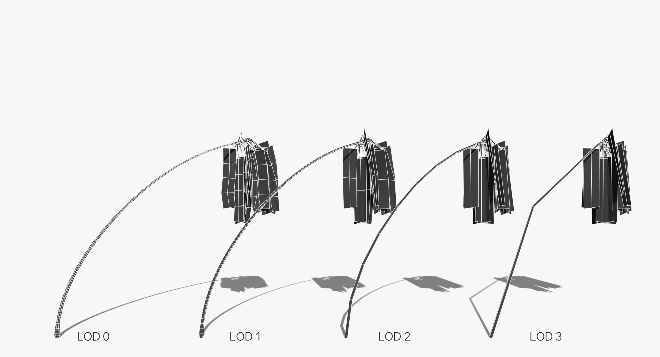 Coconut Palm Tree 7041 Low-poly 3D model_2