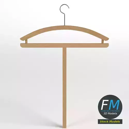 Wooden coat hanger 2